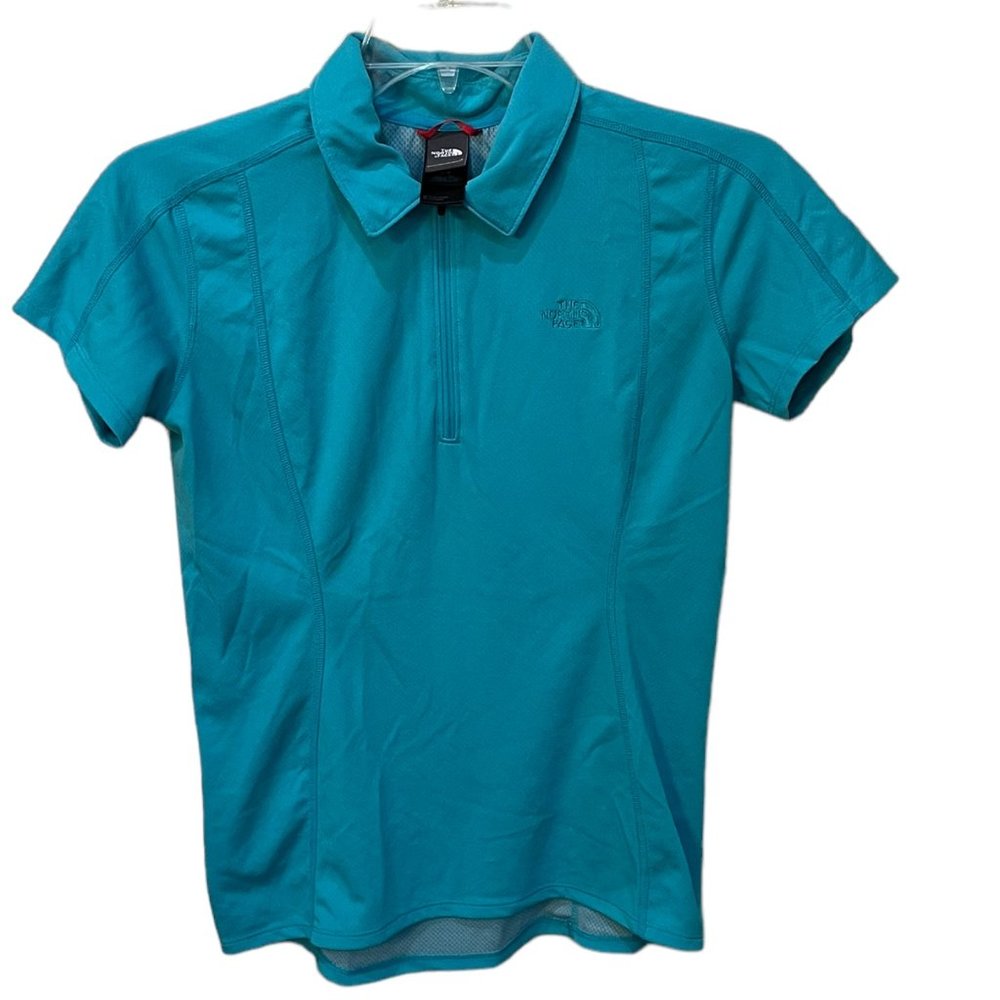 The North Face Women's Short Sleeve Teal Top